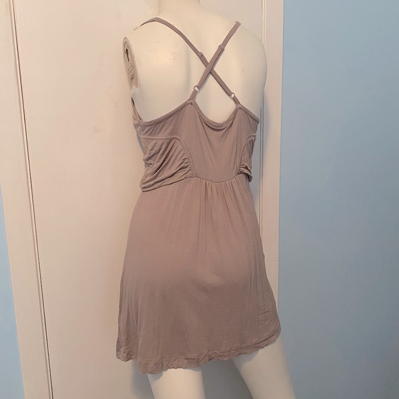 Spaghetti Strap a-line Viscose Top / Mini Dress / Beach Coverup - Picture 2 of 3